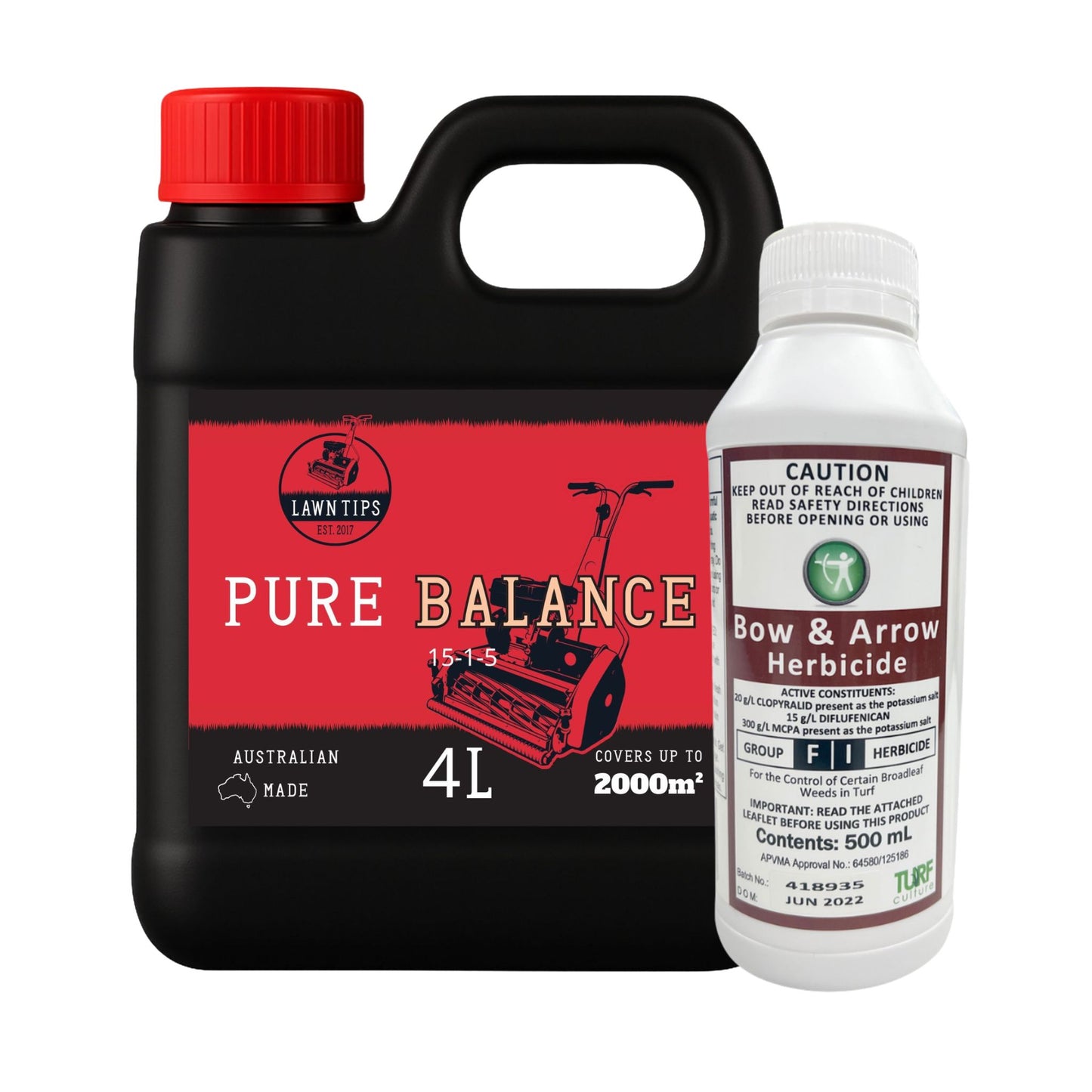 Weed and Feed Bundle - Lawn Weed Killer & Fertiliser Pack