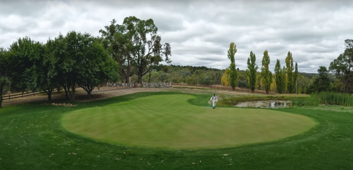 Spraying Lawn Pigment