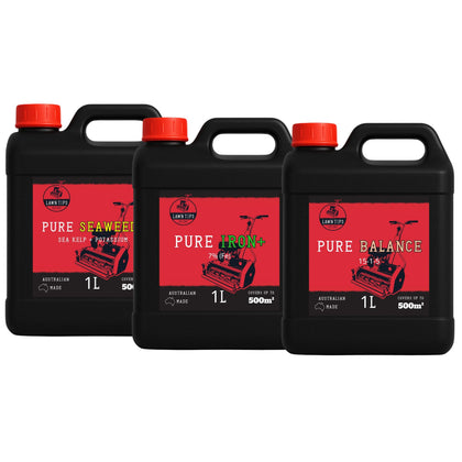 Pure Lawn Tips Mix - Liquid Fertiliser Bundle
