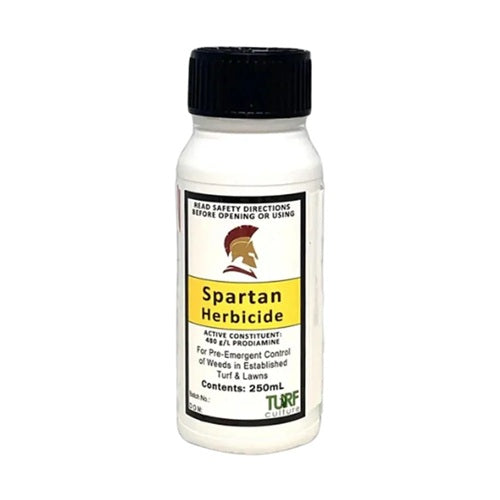 Bottle of Spartan pre-emergent herbicide 250mL
